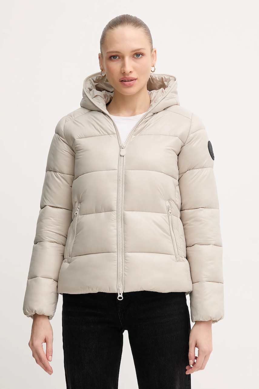 Save The Duck geacă LOIS culoarea bej, de iarnă, D38090W.LOVE21