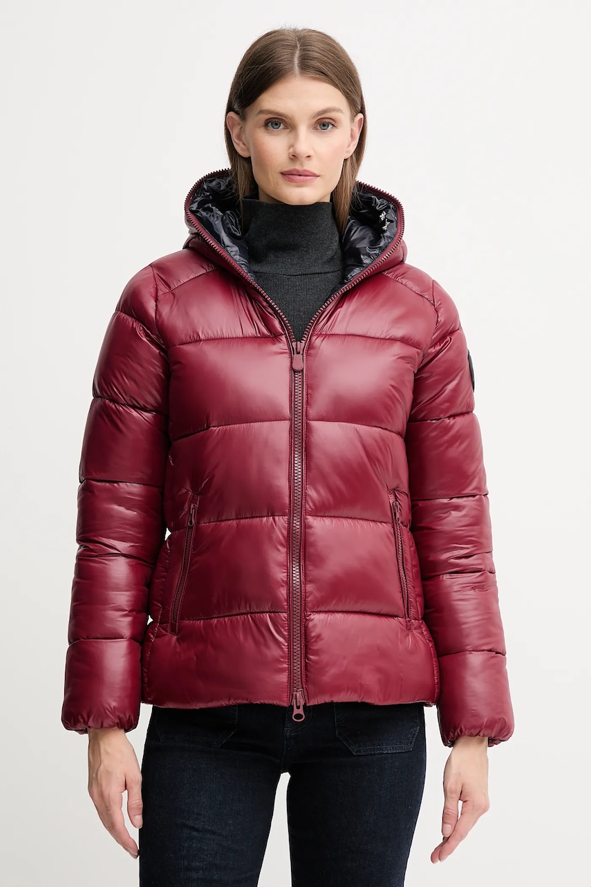 Save The Duck geacă LOIS culoarea bordo, de iarnă, D38090W.LOVE21