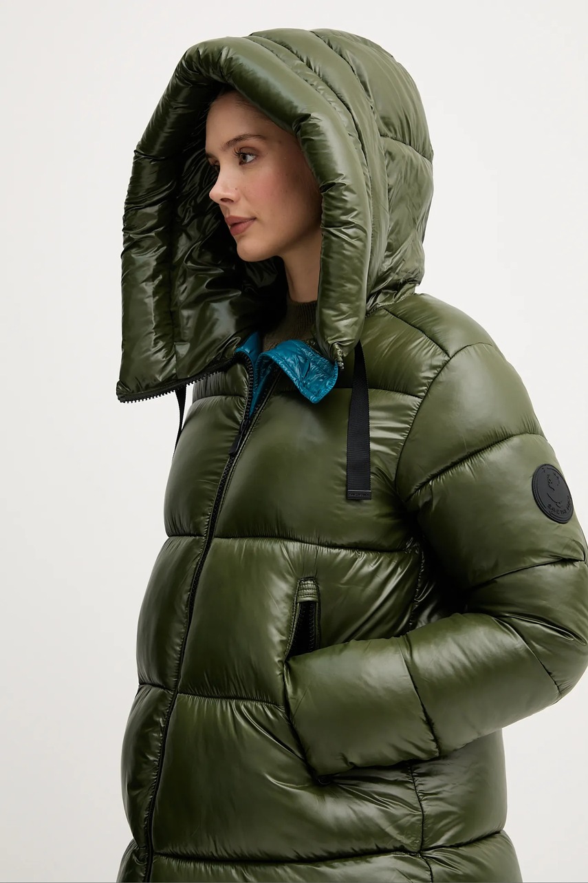 Μπουφάν Save The Duck ISABEL χρώμα: πράσινο, D45510W.LOVE21 φωτογραφία