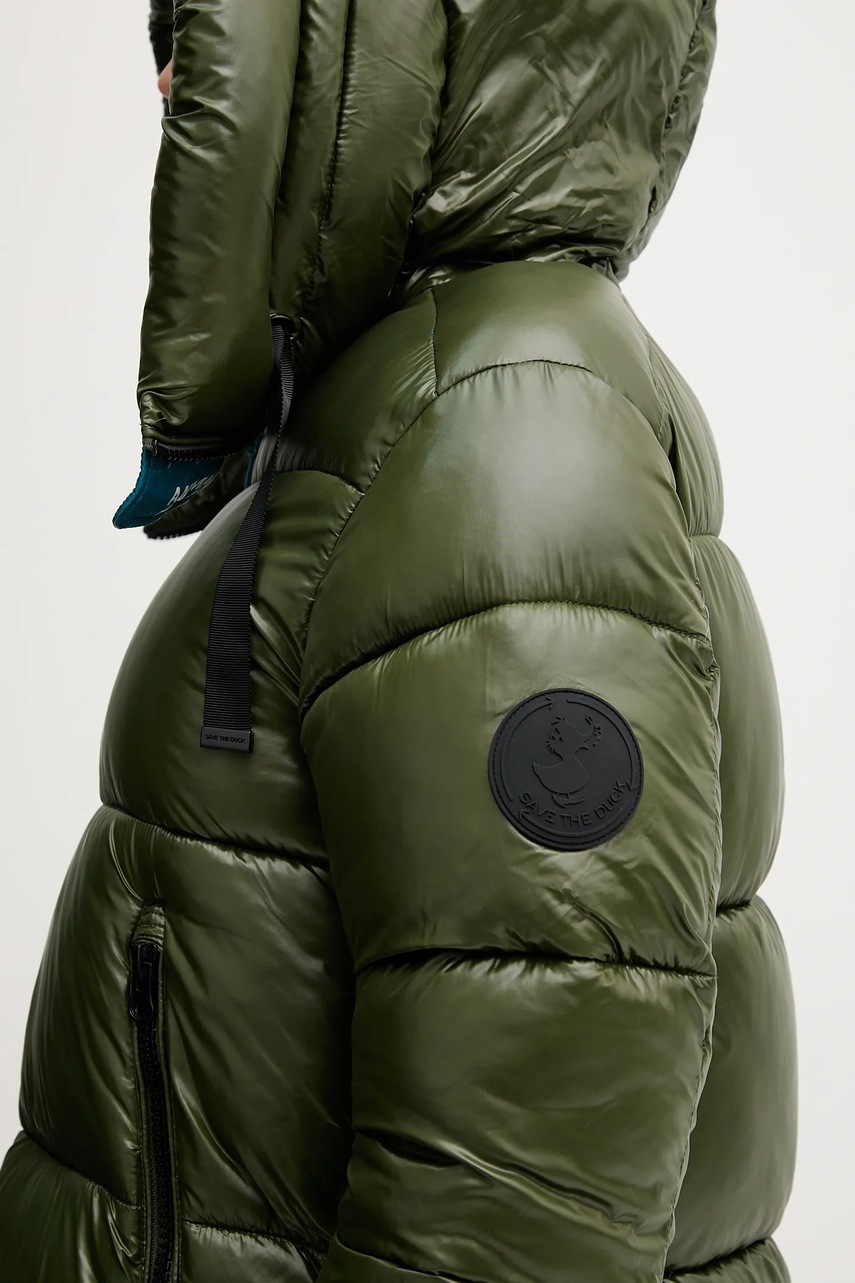 Μπουφάν Save The Duck ISABEL χρώμα: πράσινο, D45510W.LOVE21 φωτογραφία