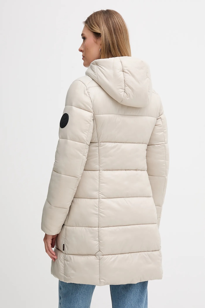 Μπουφάν Save The Duck INES χρώμα: μπεζ, D45650W.LOVE21 φωτογραφία