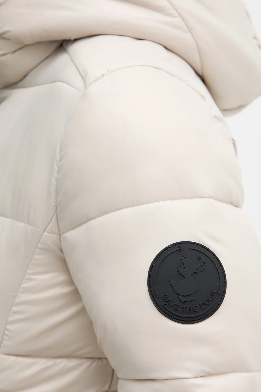 Μπουφάν Save The Duck INES χρώμα: μπεζ, D45650W.LOVE21 φωτογραφία