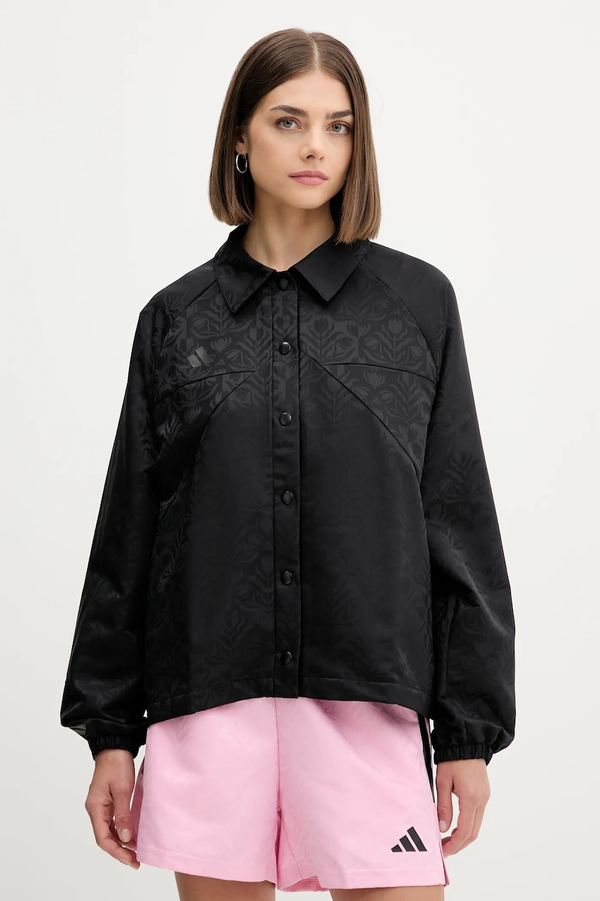adidas geacă House of Tiro culoarea negru, de tranziție, oversize, JL7647