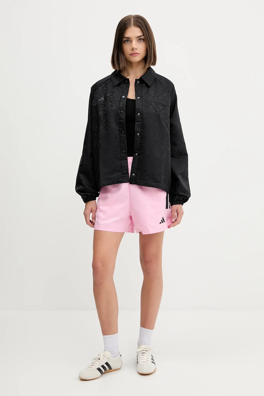 Куртка adidas House of Tiro цвет чёрный демисезонная oversize JL7647