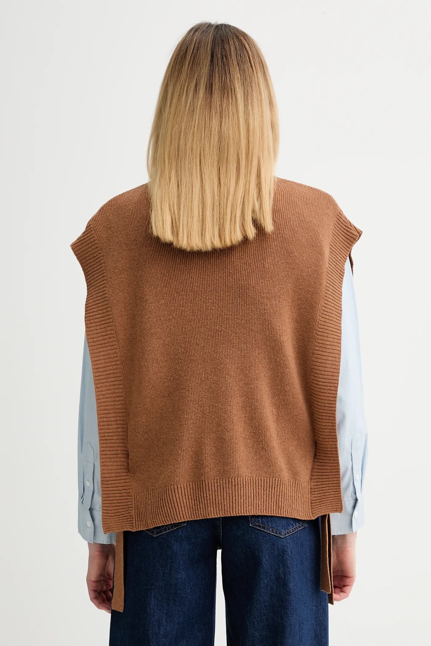 Vlněná vesta A.P.C. Pull Mathilde (obrázek 3)