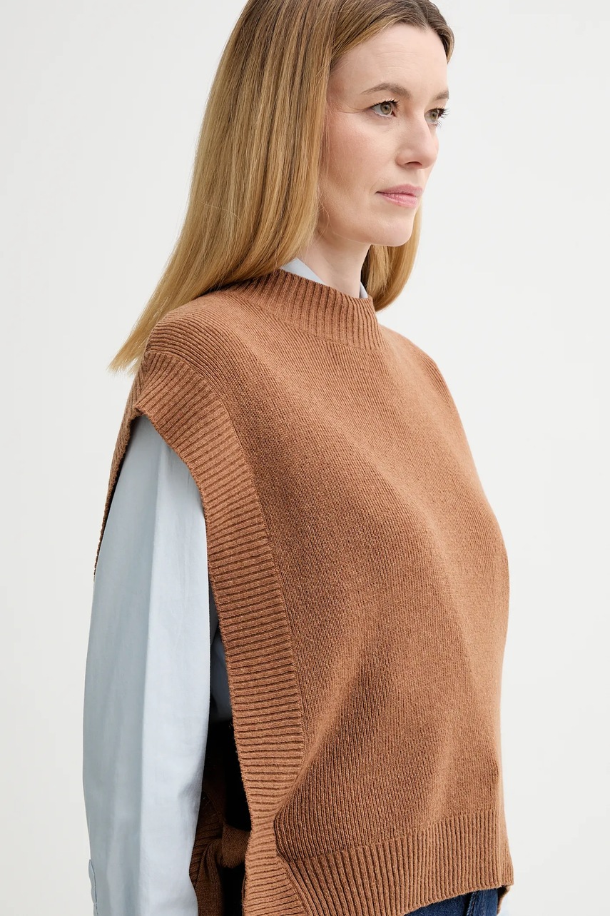 Vlněná vesta A.P.C. Pull Mathilde (obrázek 4)