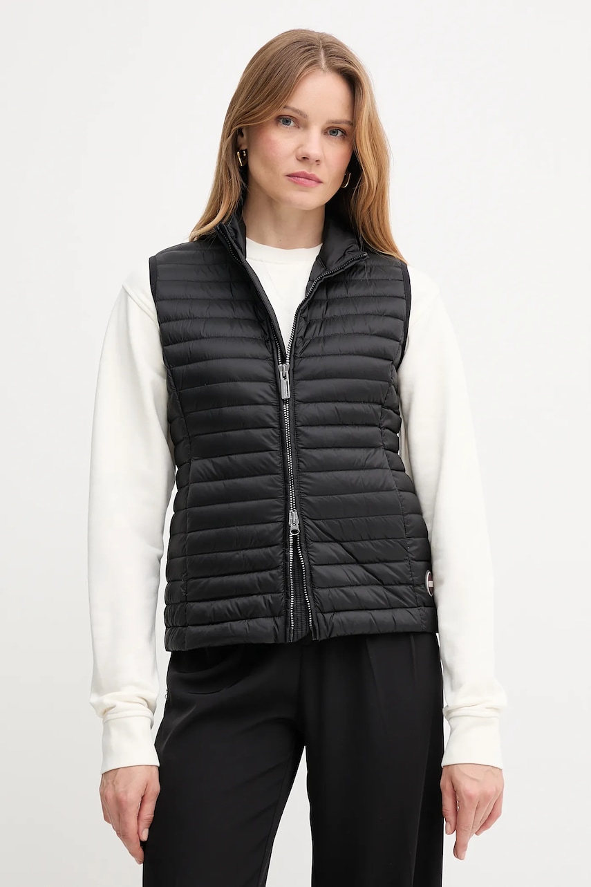 Colmar vestă de puf culoarea negru, de tranziție, 2215.2YO