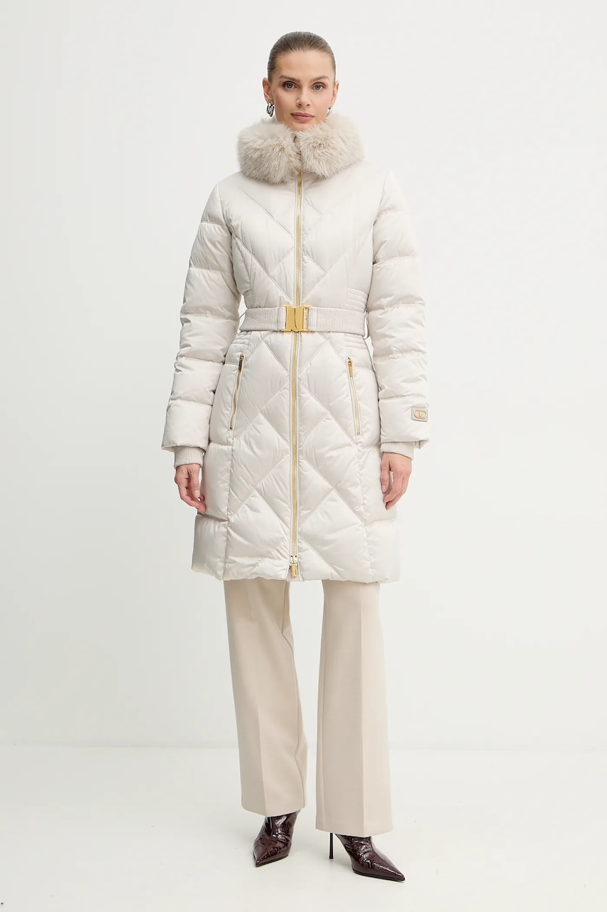 

Пухено яке Marciano by Guess ELLY в бежово зимен модел 5BGL38 7374A, Бежов