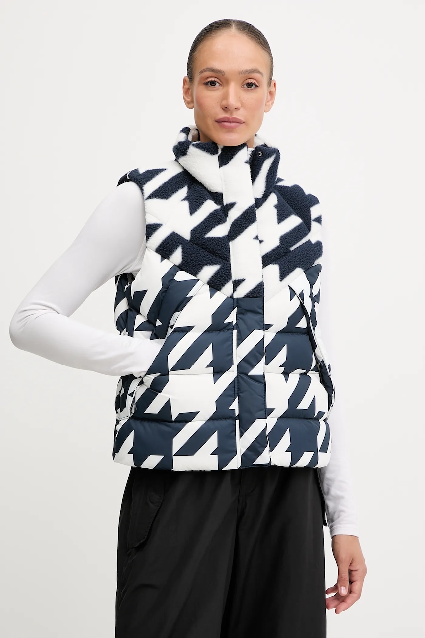 Helly Hansen vestă de puf BLISS culoarea bleumarin, de iarna, 54460