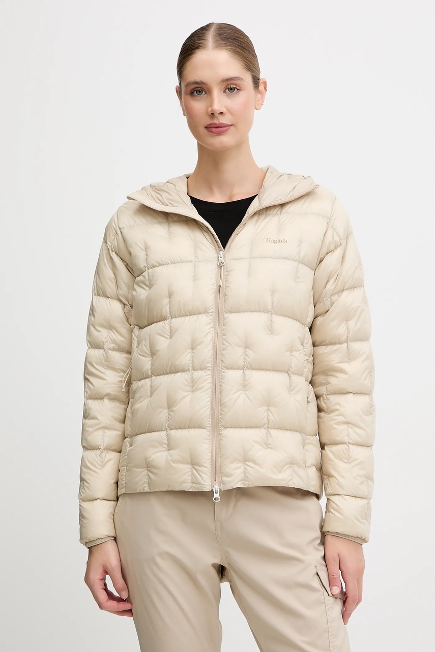 Haglöfs jachetă de exterior Hede culoarea bej, 608098