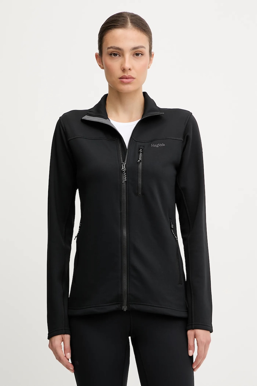 Haglöfs hanorac Rosson culoarea negru, uni, 607606