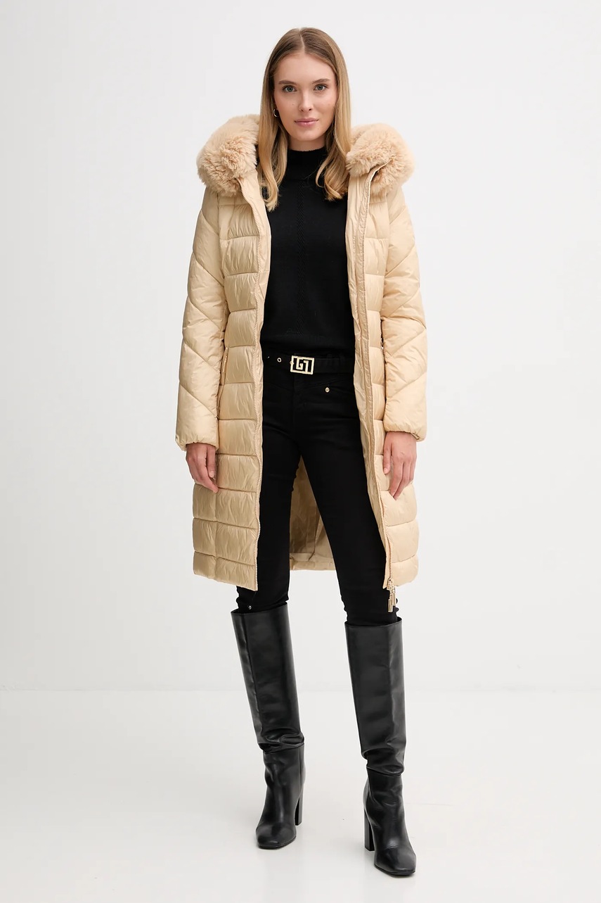 Куртка Gaudi цвет бежевый зимняя 521BD35004
