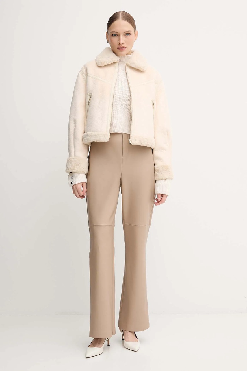 Куртка Gaudi цвет бежевый зимняя 521BD39002