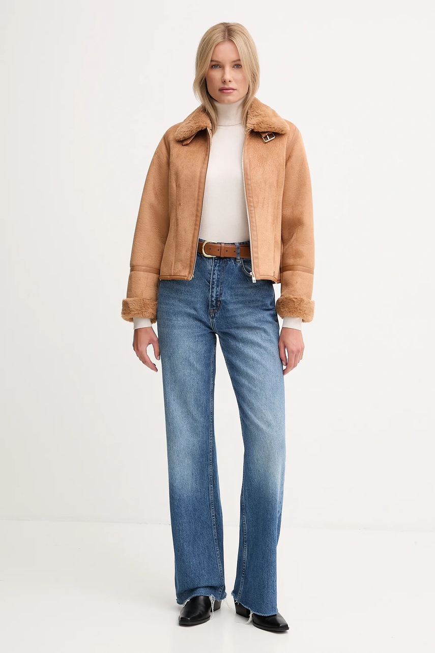 Куртка Gaudi цвет коричневый демисезонная 521BD39003