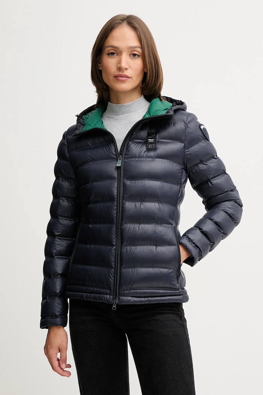 Blauer geacă ELLIS culoarea bleumarin, de tranziție, BLDC02177