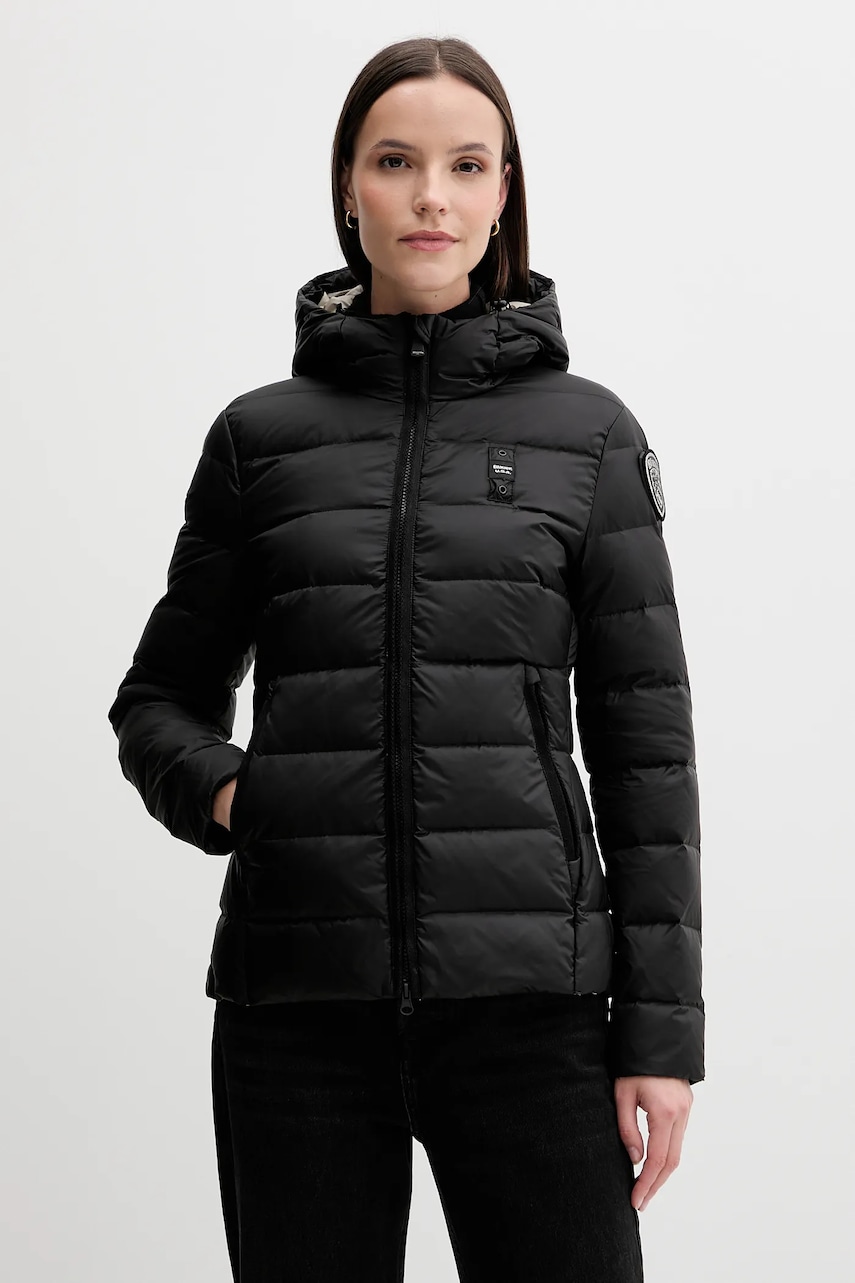 Blauer geacă de puf CHARME culoarea negru, de iarnă, BLDC03100