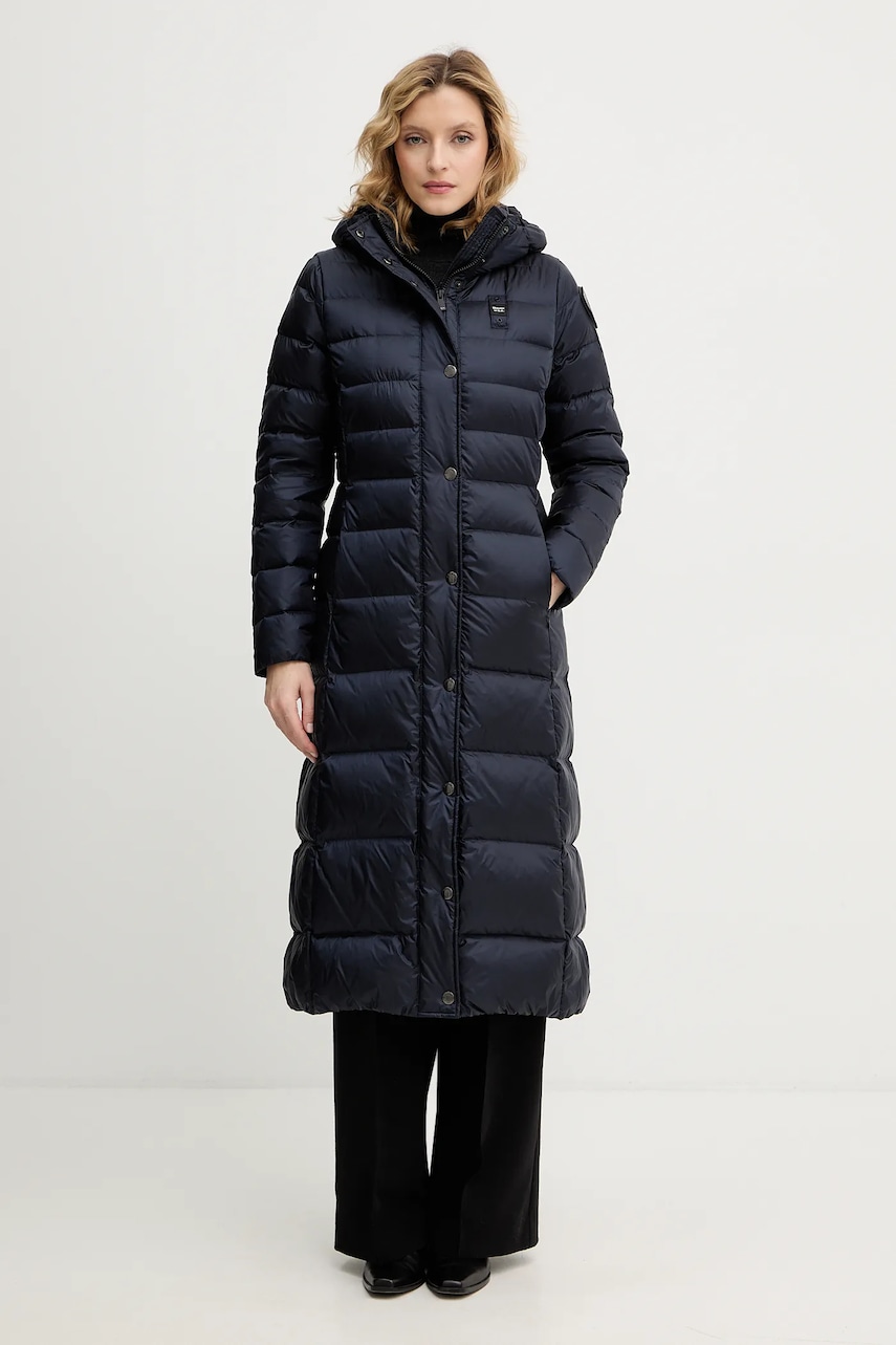 Blauer geacă de puf ANITA culoarea negru, de tranziție, BLDK03101