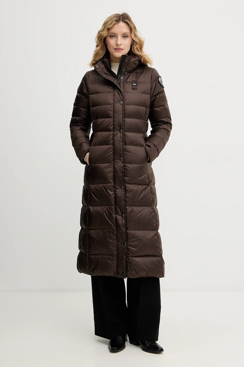 Blauer geacă de puf ANITA culoarea negru, de tranziție, BLDK03101