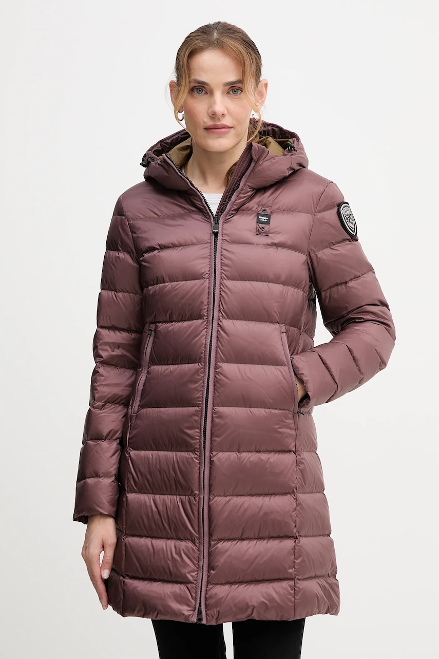 Blauer geacă de puf AGNES culoarea bordo, de iarnă, BLDK03102