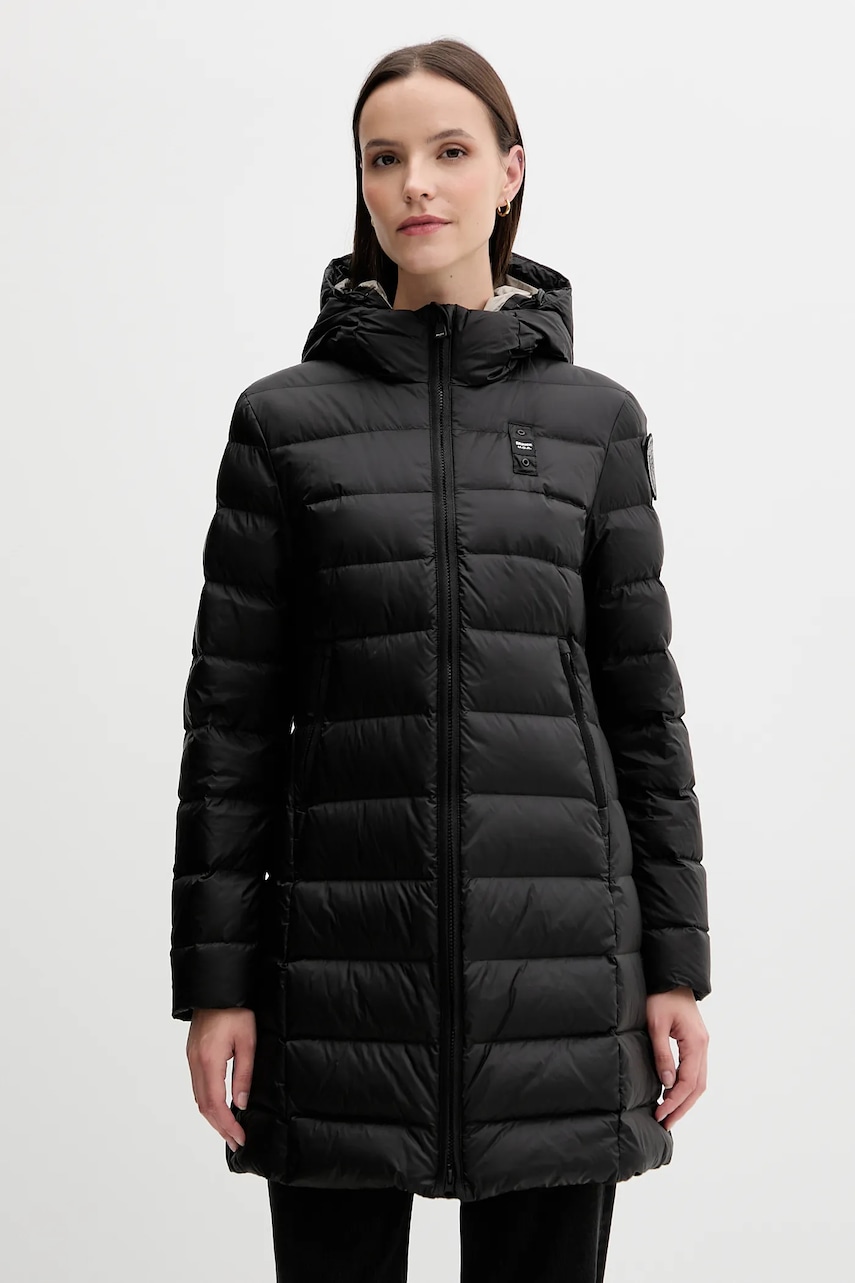 Blauer geacă de puf AGNES culoarea negru, de iarnă, BLDK03102