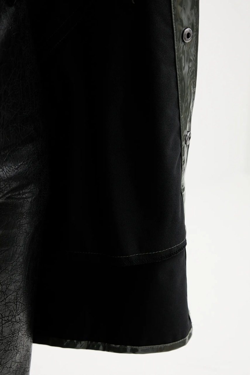 Μπουφάν Rains 12020 Long Jacket χρώμα: πράσινο, 12020 φωτογραφία