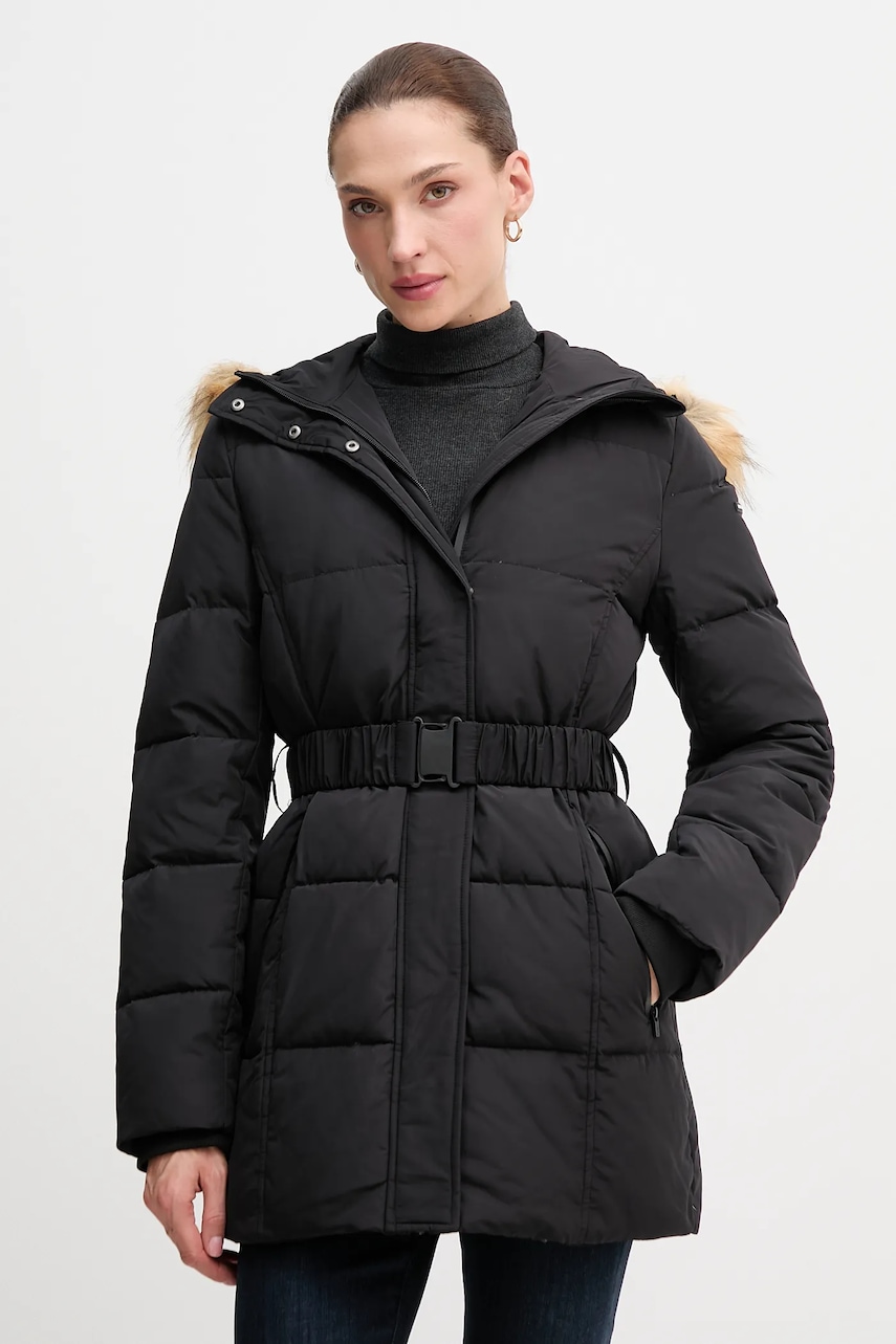 Pepe Jeans geacă culoarea negru, de iarna, PL4024336