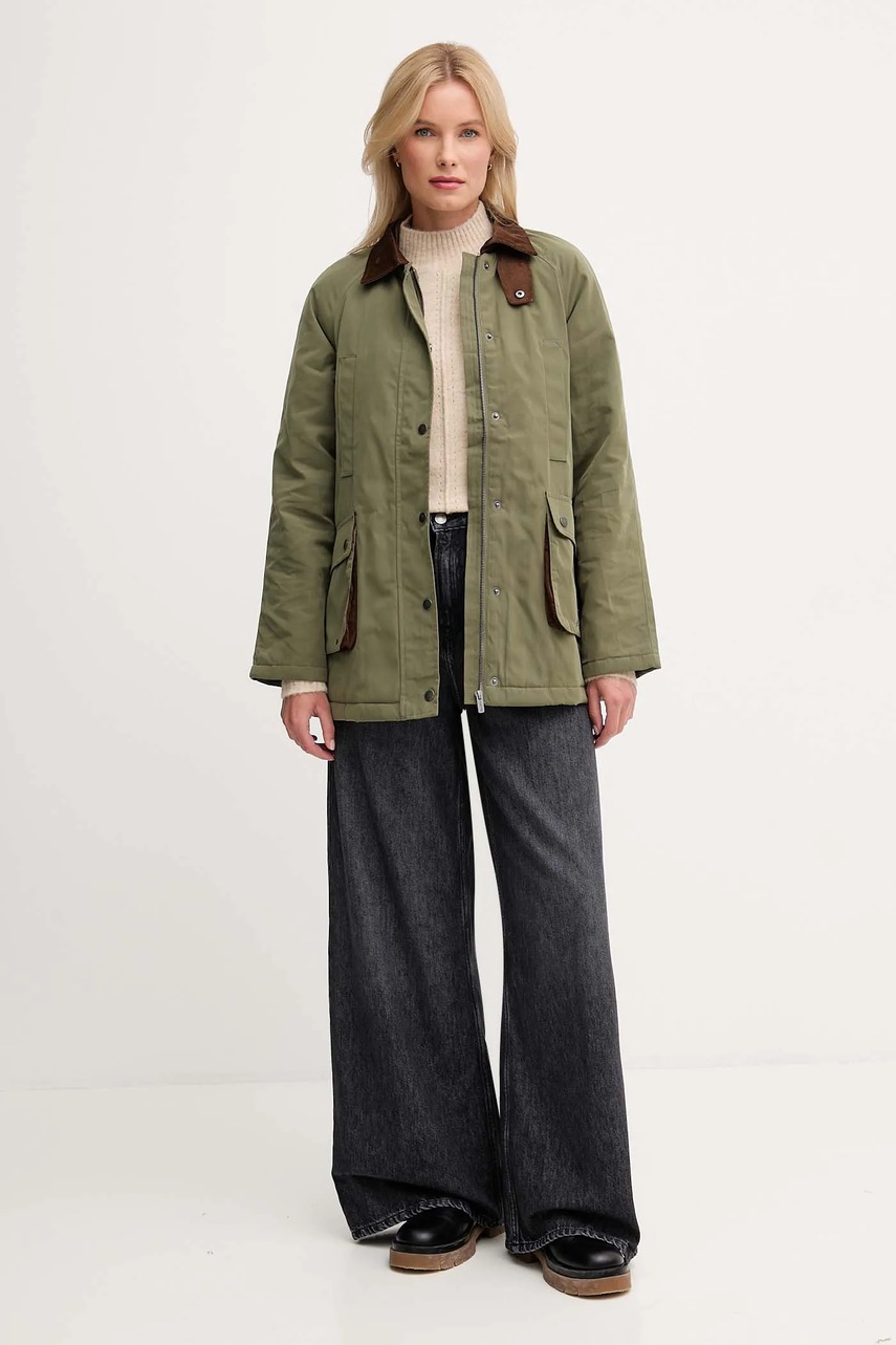 Куртка Pepe Jeans цвет зелёный демисезонная PL4024352