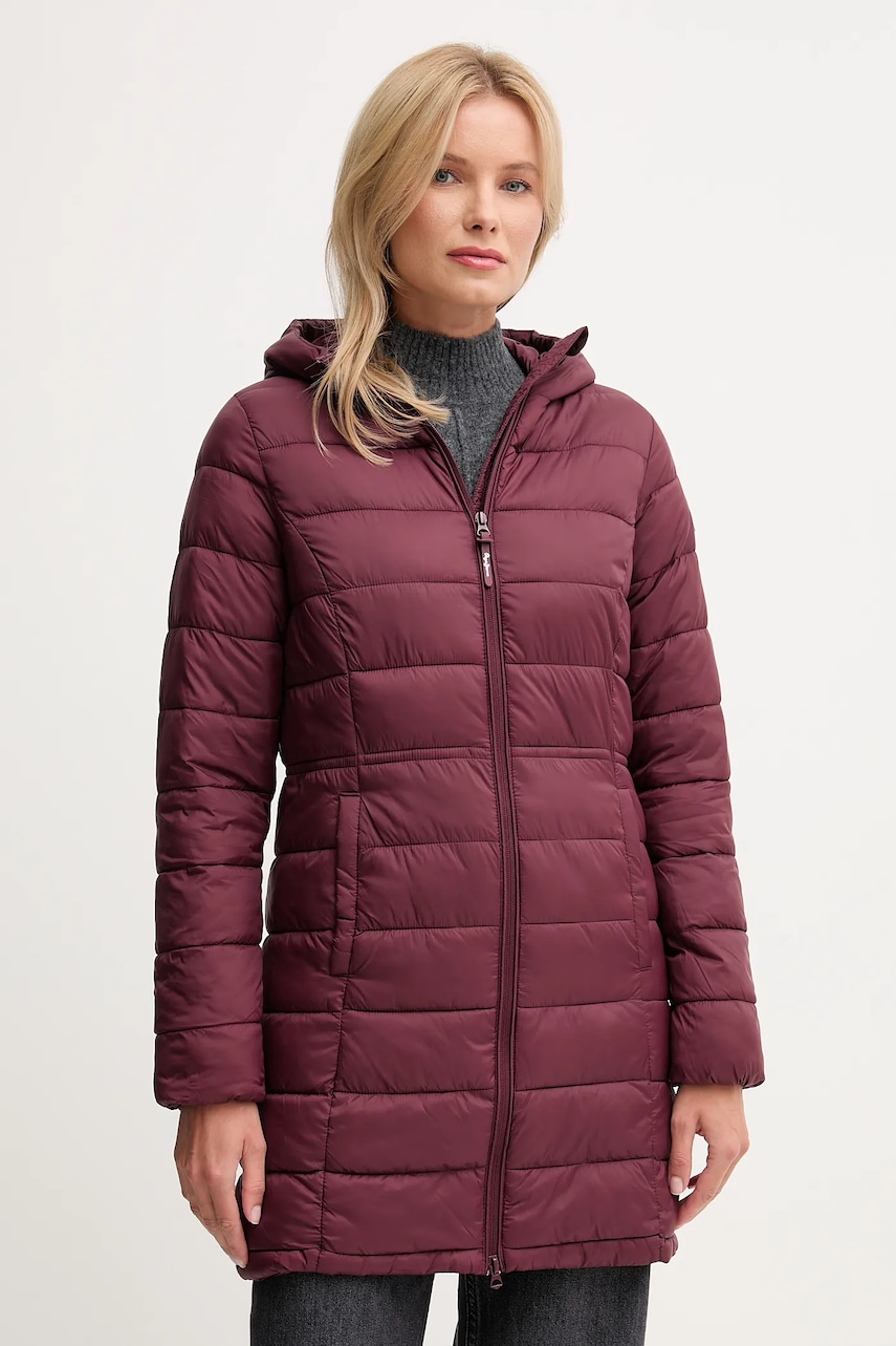 Pepe Jeans geacă culoarea bordo, de tranziție, PL4024372
