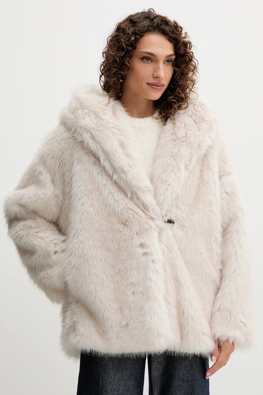 Γυναικεία Παλτό με Γούνα Twinset