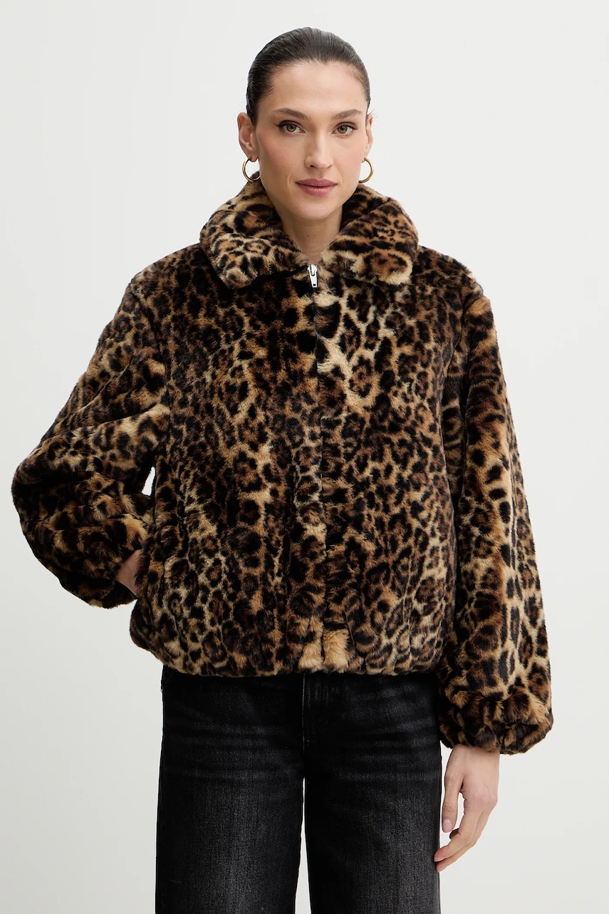 Levi's geacă culoarea maro, de tranziție, oversize, 0050B