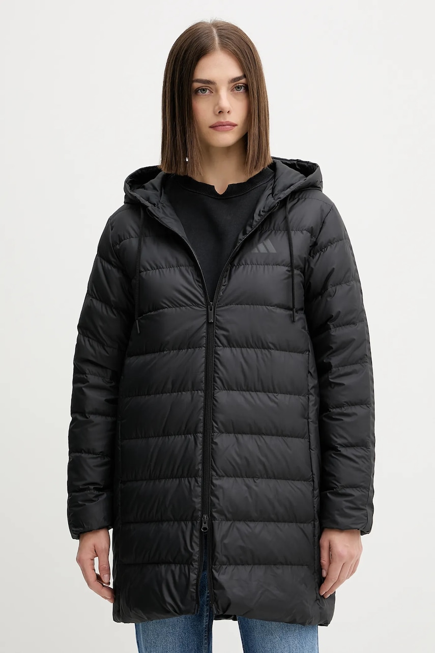adidas geacă de puf Essentials culoarea negru, de iarna, JM4086
