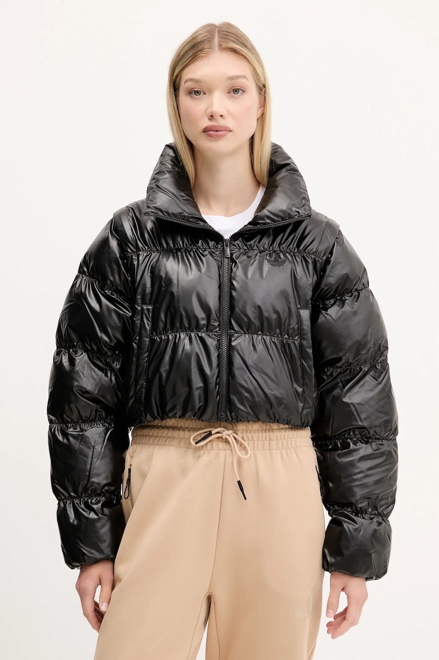 adidas Originals geacă Essentials culoarea negru, de iarnă, JX2988