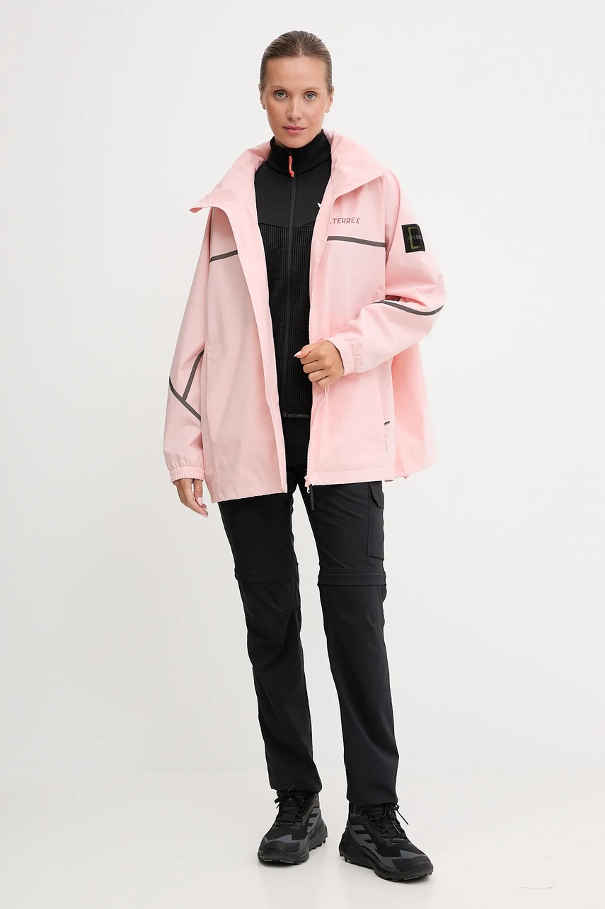 Куртка outdoor adidas TERREX цвет розовый KC2347