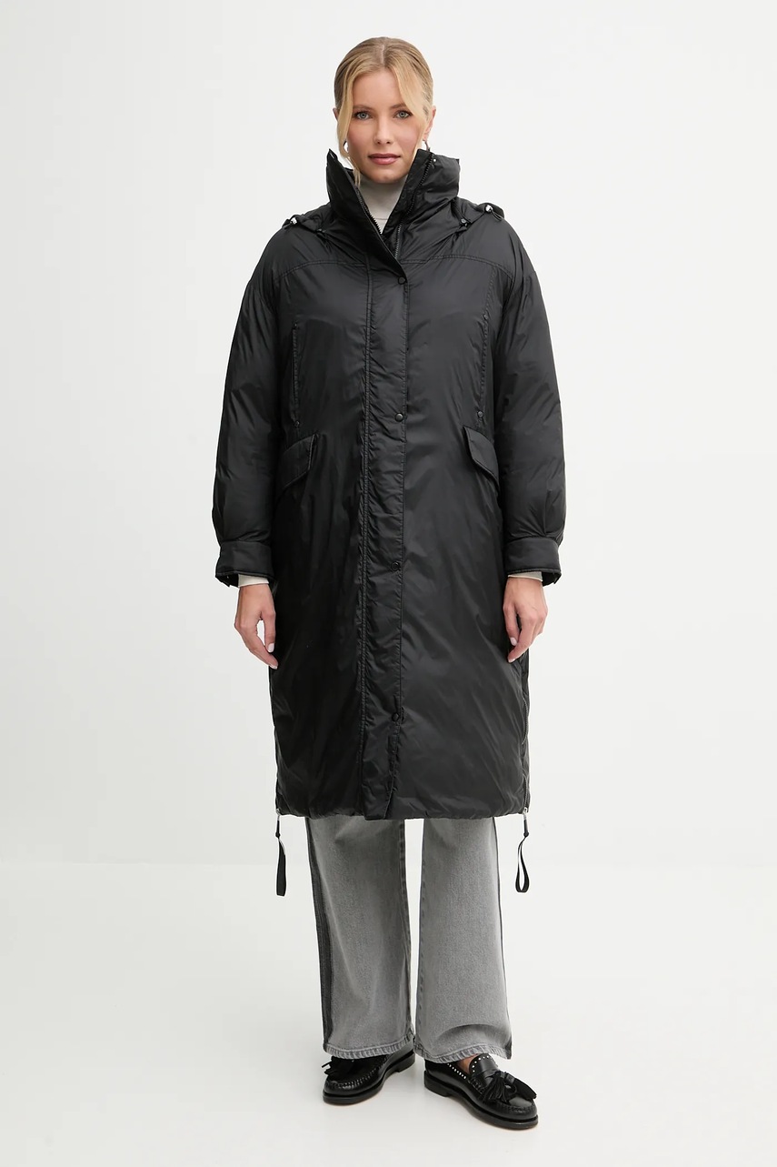 MAX&Co. parka culoarea negru, de iarnă, 2526496014200