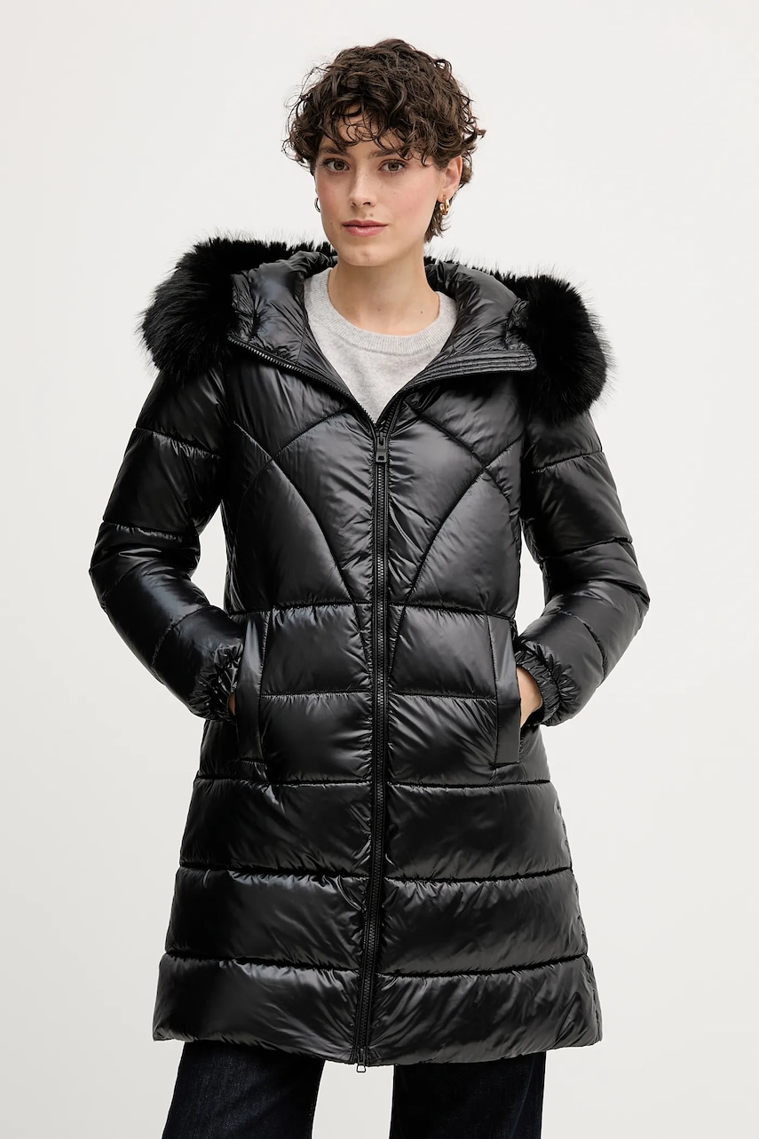 Geox geacă BACKSIE culoarea negru, de iarnă, W5628H T3121