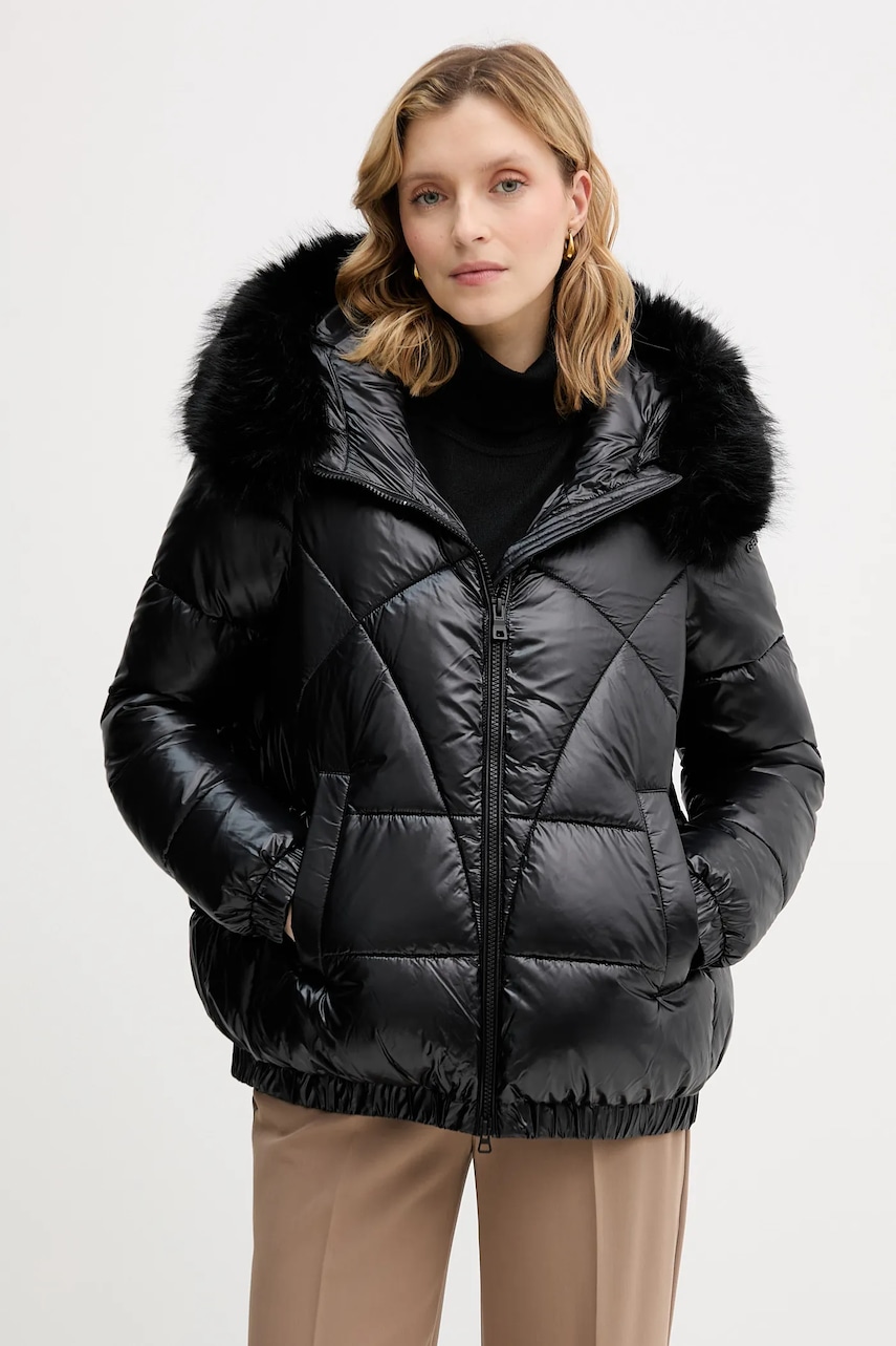 Geox geacă BACKSIE culoarea negru, de iarnă, W5628S T3121