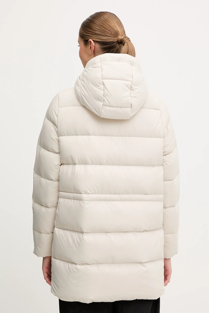 Μπουφάν με επένδυση από πούπουλα Jack Wolfskin FROZEN PALACE χρώμα: μπεζ, A65096 φωτογραφία