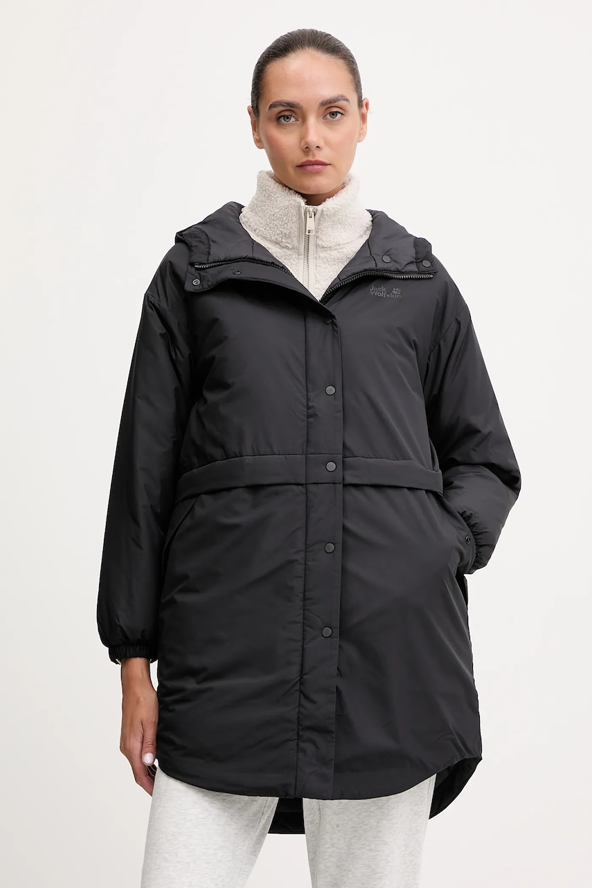 Levně Bunda Jack Wolfskin ALTAY černá barva, A65071
