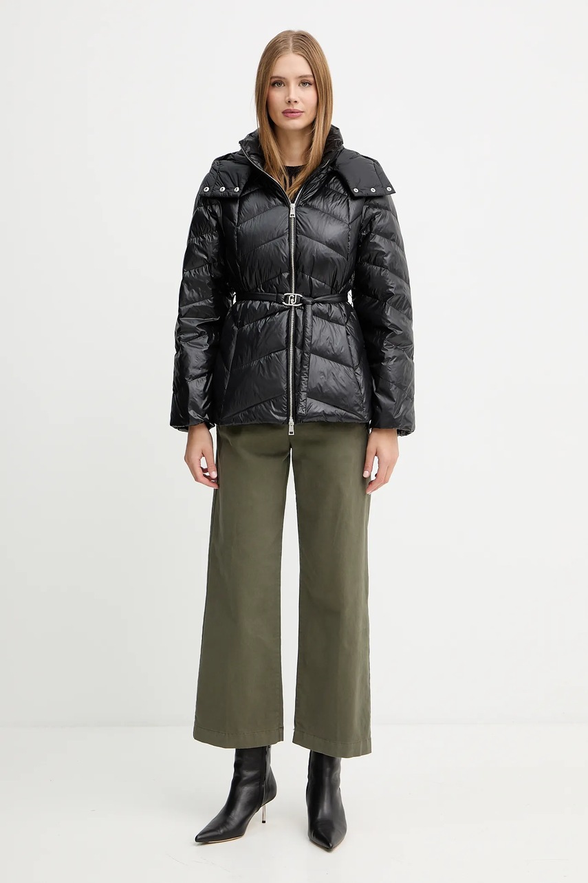 Пуховая куртка Liu Jo цвет чёрный зимняя MF5022 T2709