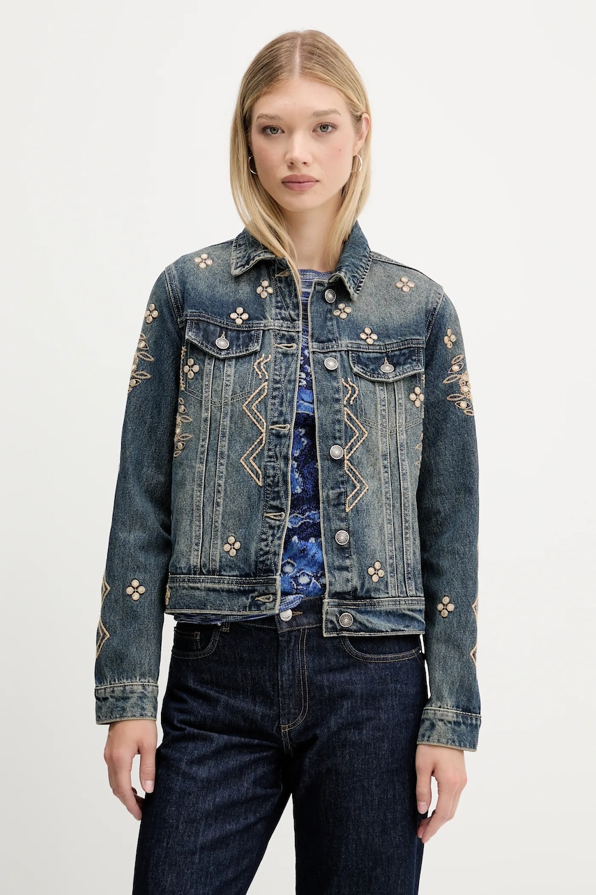 Desigual geacă jeans ESPEJOS de tranziție, 25WWED11