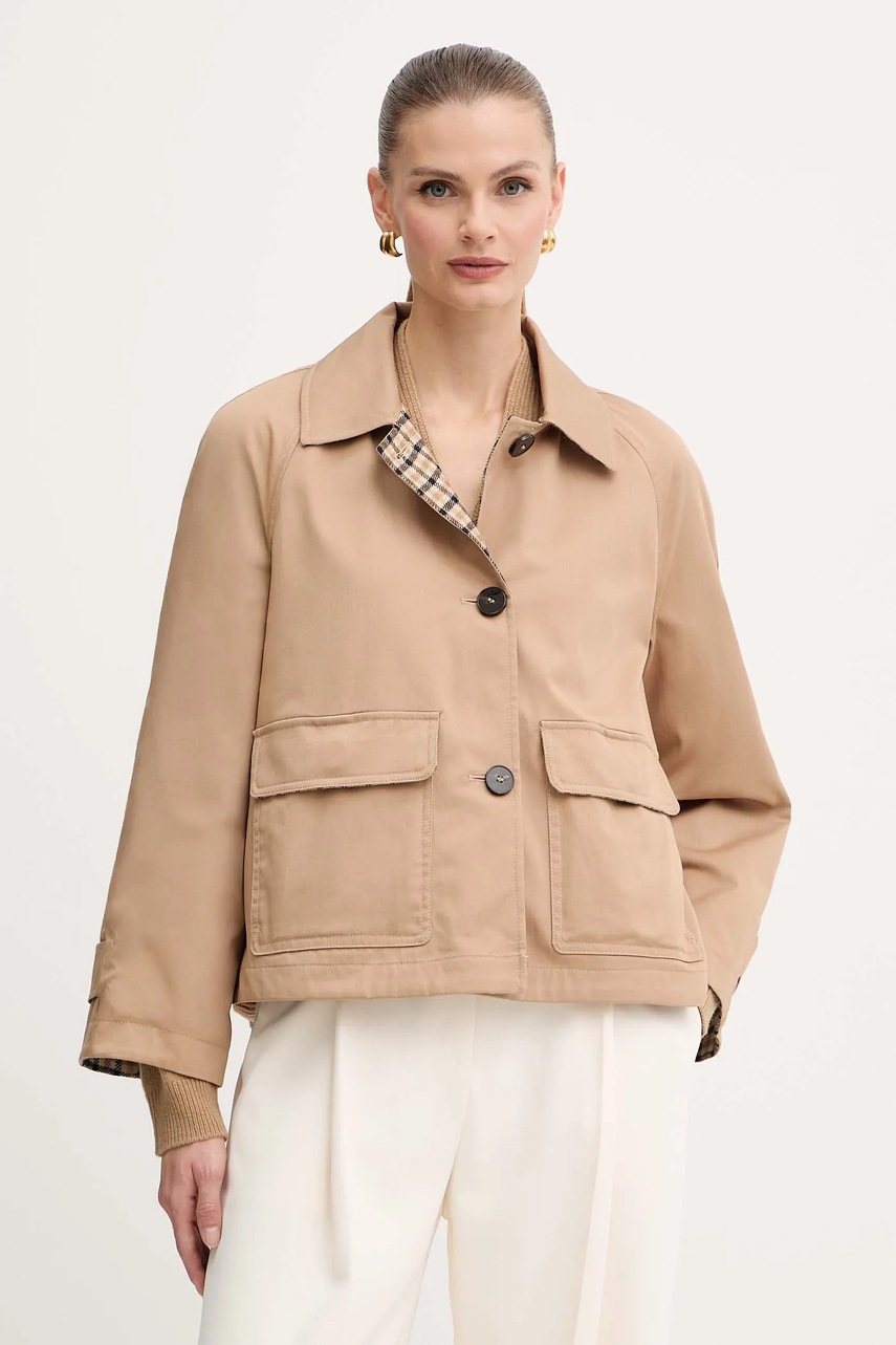 Двустороннее пальто с добавлением шерсти Marella цвет бежевый  2523026021200