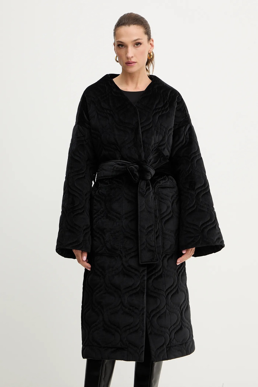 Βελούδινο σακάκι Charo Ruiz Ibiza χρώμα: μαύρο, 257311 φωτογραφία