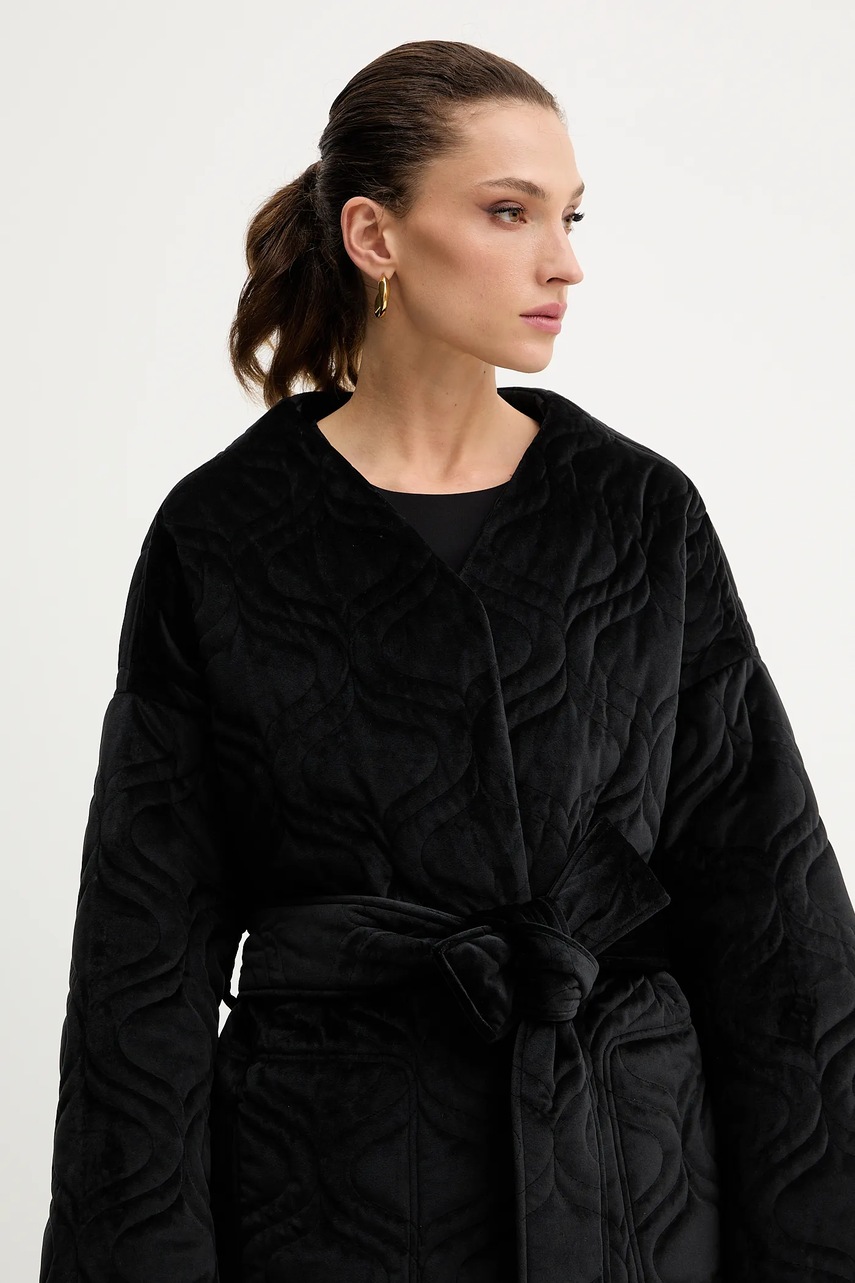 Βελούδινο σακάκι Charo Ruiz Ibiza χρώμα: μαύρο, 257311 φωτογραφία