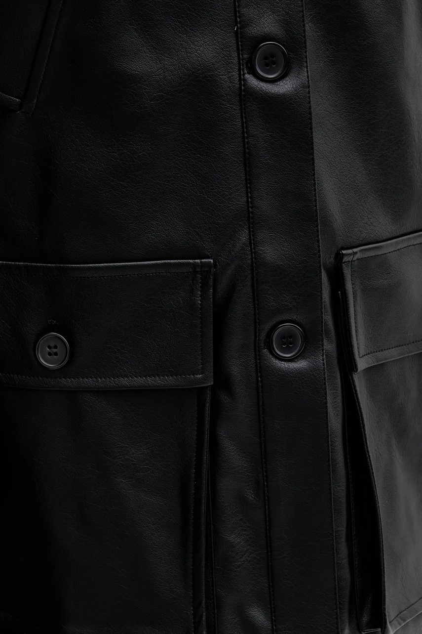 Μπουφάν Bardot χρώμα: μαύρο, 60034JB φωτογραφία