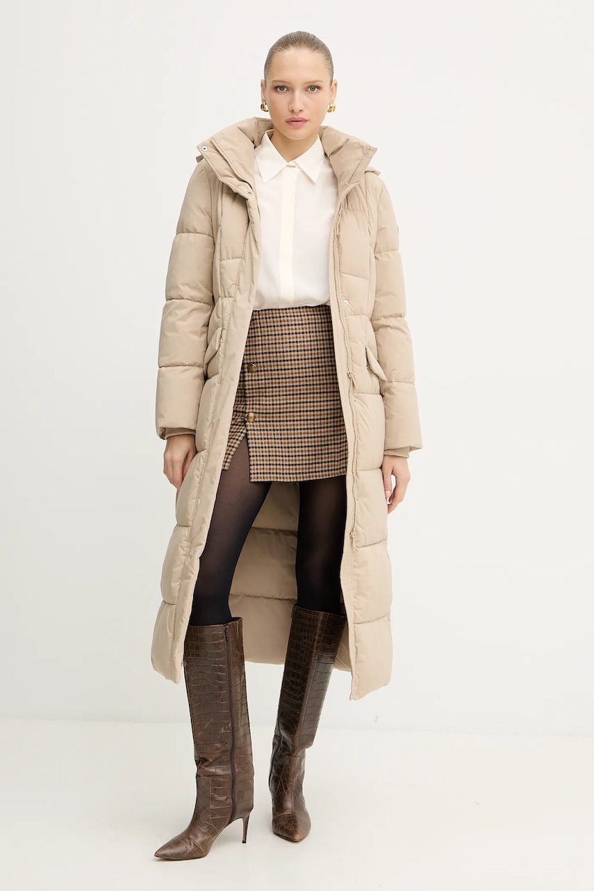 Куртка BOSS цвет бежевый зимняя 50546844 Куртка BOSS цвет бежевый зимняя 50546844