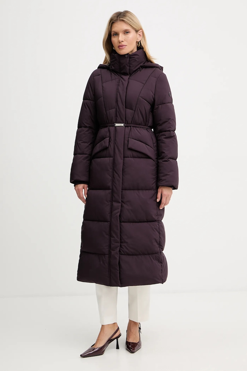 BOSS geacă culoarea violet, de iarnă, 50546844