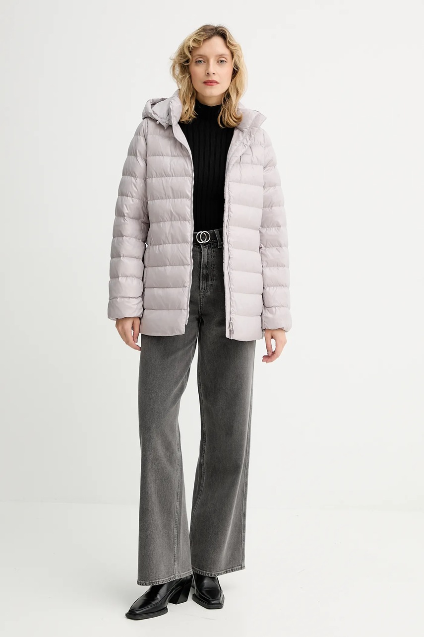 Куртка Calvin Klein цвет серый зимняя LV044D542G