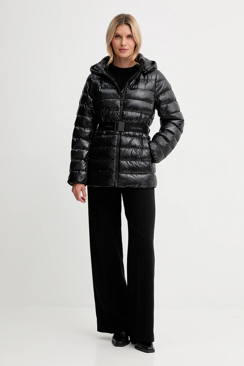 Куртка Calvin Klein цвет чёрный зимняя LV044D542G