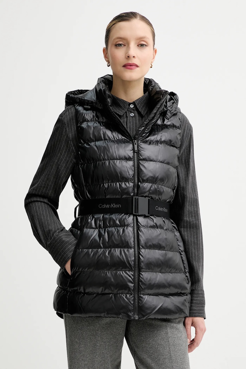 

Елек Calvin Klein в черно преходен модел LV044D562G, Черен