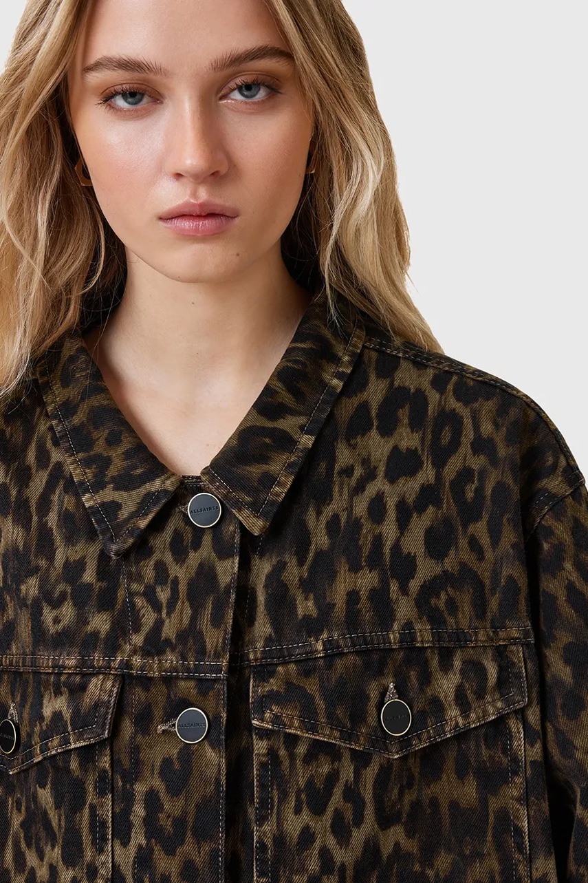 Джинсовая куртка AllSaints WILLOW демисезонная oversize W027OD